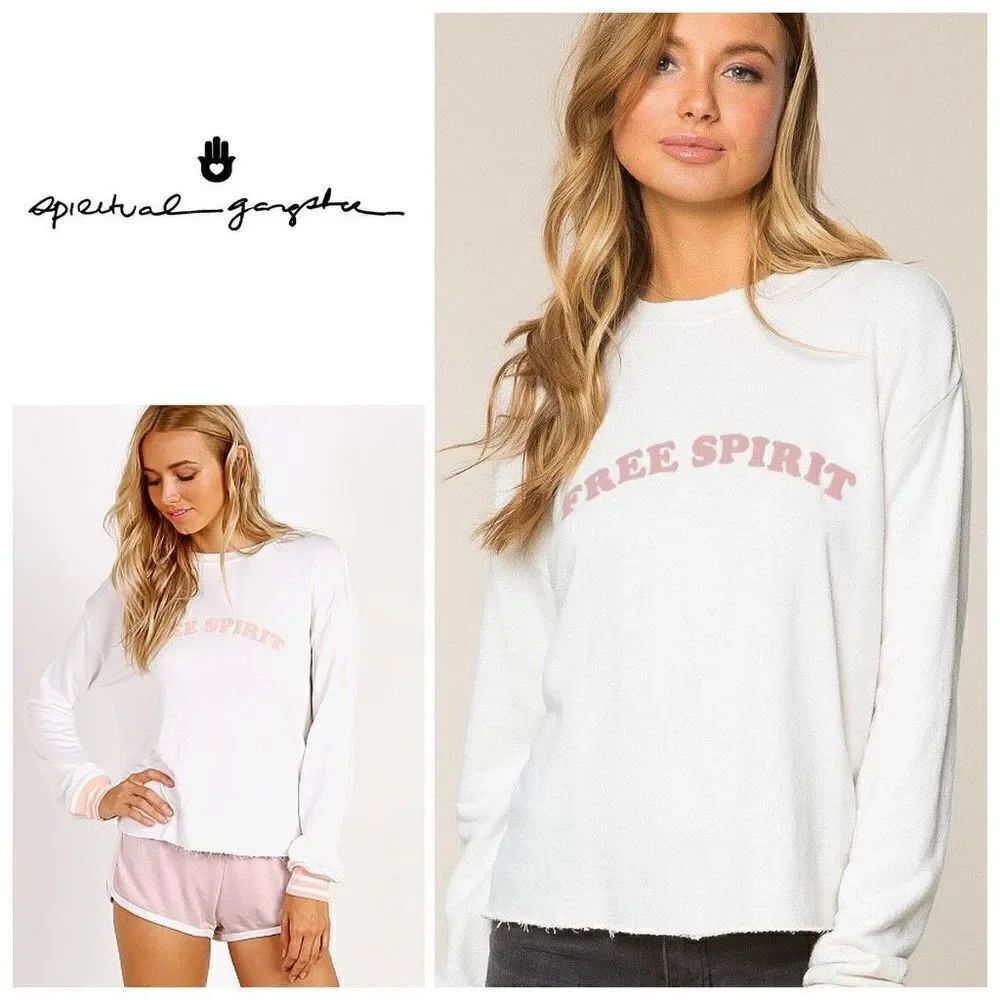 New. Spiritual Gangster free spirit sweatshirt. Small. MSRP $98